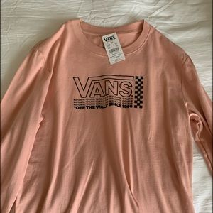 Pink Vans Long sleeve T-Shirt